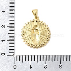 Pendentifs en laiton zircon cubique transparent&nbsp;KK-Z150-22G-05