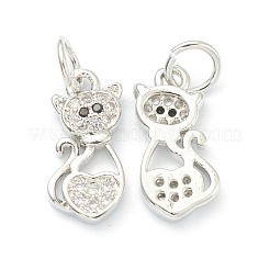 Медные прозрачные кубические циркониевые подвески ZIRC-B010-04P