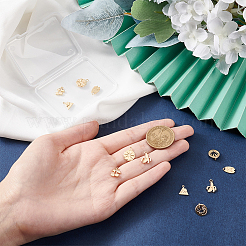 12шт 6 стиля латунные подвески&nbsp;KK-BC0010-13