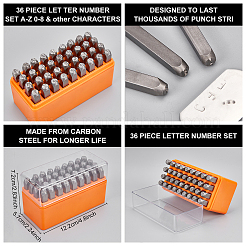 Стальные марки AJEW-WH0143-28E