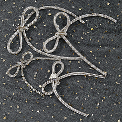 4 стиль стразы с платиновыми железными брошками для рюкзака JEWB-FH0001-59