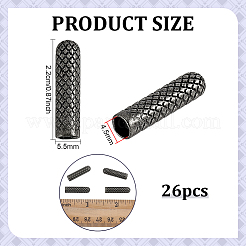 26 pieza de herretes de latón para cordones de zapatos&nbsp;KK-PH0015-16