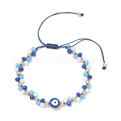 Стеклянные бусины плетеные браслеты из бисера BJEW-JB11894