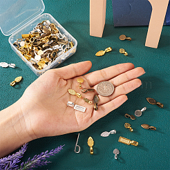 Плоские дужки из сплава с клеем для изготовления подвесок PALLOY-TA0001-41