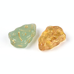 Рождественская краска для выпечки и золотые металлические стеклянные бусины&nbsp;DGLA-T004-36M