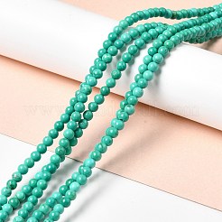 Окрашенные и нагретые нити бусин из натурального магнезита&nbsp;G-G924-01A-03