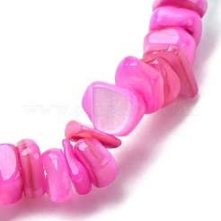 Браслеты из натуральных окрашенных пресноводных ракушек&nbsp;BJEW-JB12477-02