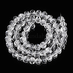 Прозрачные треск стекла бисер нитей GLAA-N051-05