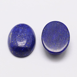 Gefärbt oval natürliche Lapislazuli Cabochon&nbsp;X-G-K020-40x30mm-02