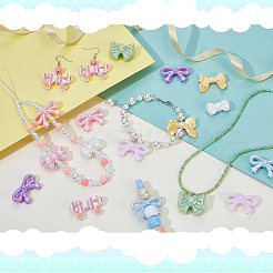 50 Stück 10 Stile undurchsichtige Acrylperlen-Sets&nbsp;MACR-GA0001-12