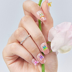 100 шт. светящиеся смоляные декодированные кабошоны&nbsp;MRMJ-SP0001-30