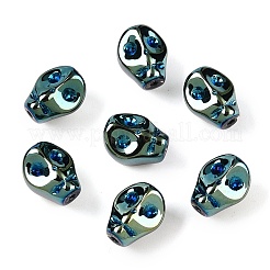 Стеклянные бусины с гальваническим покрытием &nbsp;EGLA-T021-09K