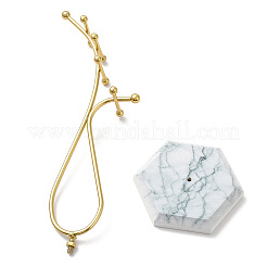 Présentoirs de bijoux de note de musique de fer&nbsp;ODIS-F001-05G