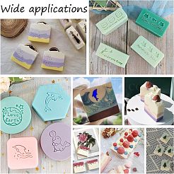 Комплект головки штампа из латуни и ручки из грушевого дерева AJEW-OC0002-85O