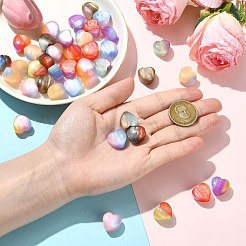 40шт непрозрачные бусины из смолы&nbsp;RESI-CJ0004-98