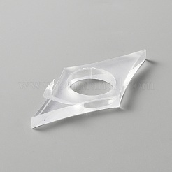 Прозрачная акриловая закладка для большого пальца&nbsp;OFST-WH0002-13B