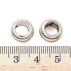 Сплавочные овальные бусины тибетского стиля &nbsp;TIBEB-L008-06AS