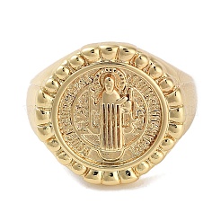 Стойка покрытие латунь открытые манжеты кольца RJEW-M172-01A-G