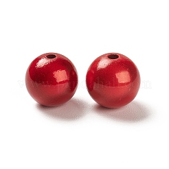Лакированные бусины из акрила  MACR-Q154-01B