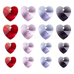 240шт 8 стиля романтические идеи валентинки стеклянные подвески&nbsp;GLAA-LS0001-06
