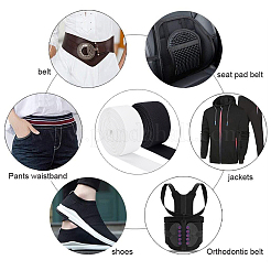 2 цвет латексная плоская эластичная резинка EC-BC0001-30