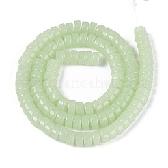 Chapelets de perles en verre imitation jade&nbsp;GLAA-N026-3x6mm-J03