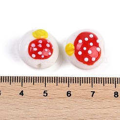 Brins de perles bosselées en verre soufflé faites à la main&nbsp;LAMP-Q002-02D