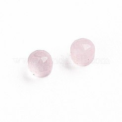 Rosa naturale cabochon di quarzo&nbsp;G-F680-J02