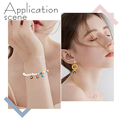 50шт 10 цвета латунные эмалевые подвески KK-BBC0003-66