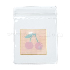 Sacchetto rettangolare di plastica con chiusura a zip per caramelle&nbsp;OPP-M004-03B