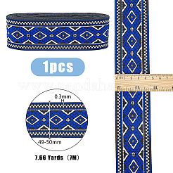 Полиэфирные жаккардовые ленты в форме ромбов OCOR-WH0082-140A