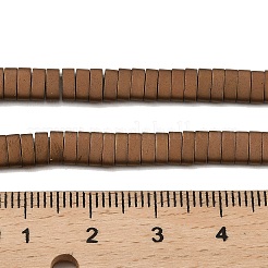 Hebras de cuentas de hematita sintética no magnética esmerilada galvanizada&nbsp;G-G089-A01-11