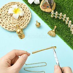 4 шт. 4 стиля подвески из нержавеющей стали 304 с вакуумным покрытием PVD&nbsp;STAS-CJ0003-11