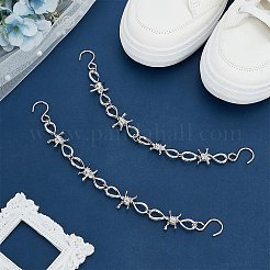 2 шт. сплав шипы обувь цепь&nbsp;AJEW-FG0004-50B