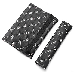 Универсальные накладки на ремни безопасности автомобиля из искусственной кожи pu&nbsp;AJEW-WH20020-340A