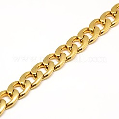Collane a catena intrecciata/catena a maglie in acciaio inossidabile 304&nbsp;STAS-A028-N127G