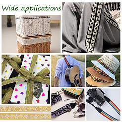 Лента из полиэстера в этническом стиле OCOR-WH079-91