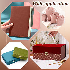 Copertine di libri in finta pelle scamosciata&nbsp;DIY-WH20010-138W-01