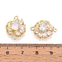 Латунные подвески из прозрачного кубического циркония&nbsp;KK-N284-15G