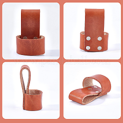 Hammerhalter aus Rindsleder&nbsp;AJEW-CL0004-92B-01
