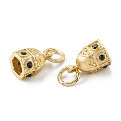 Латунные микро проложить кубического циркония подвески ZIRC-P088-03G