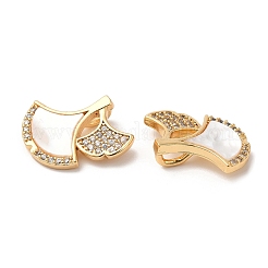 Подвески из латуни с микропаве и кубическим цирконием KK-B074-46G