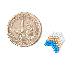 6 шт. 6-х цветные бусины ручной работы PALLOY-MZ00735