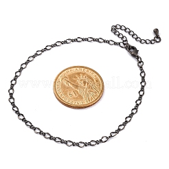 Латунные браслеты-цепочки с покрытием для женщин&nbsp;BJEW-G735-16B