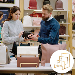 Стойки для хранения сумок из нержавеющей стали ODIS-WH0043-162