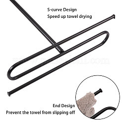 Support porte-serviettes en fer à repasser&nbsp;AJEW-WH0609-936