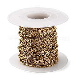 Ионное покрытие (ip) 304 нержавеющая сталь граненые кабельные цепи CHS-G027-03G