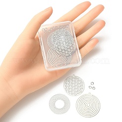 С 10 шт. латунными кольцами&nbsp;KK-YW0001-48