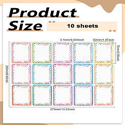 10 шт. самоклеящиеся наклейки из ПВХ&nbsp;DIY-LP0005-33