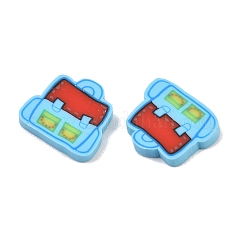 Handgemachter Ton-Cabochon&nbsp;CLAY-A007-18B